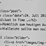 Making of Website – ein Blick auf den Screen