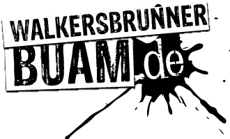 Schriftzug Walkersbrunner Buam